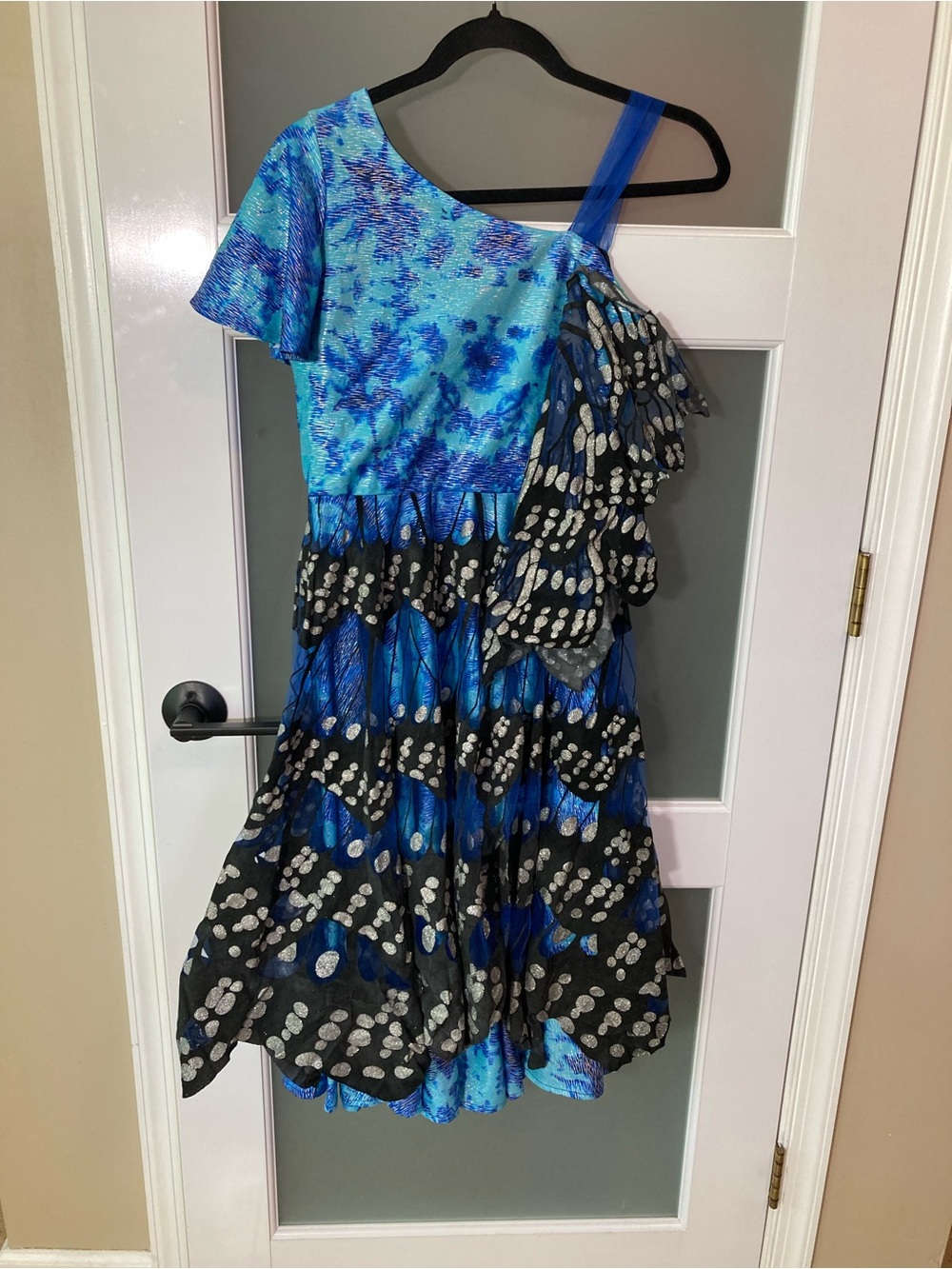 Wishcraft Chasing Fireflies Blue Monarch Butterfly Costume Dress- girls 10